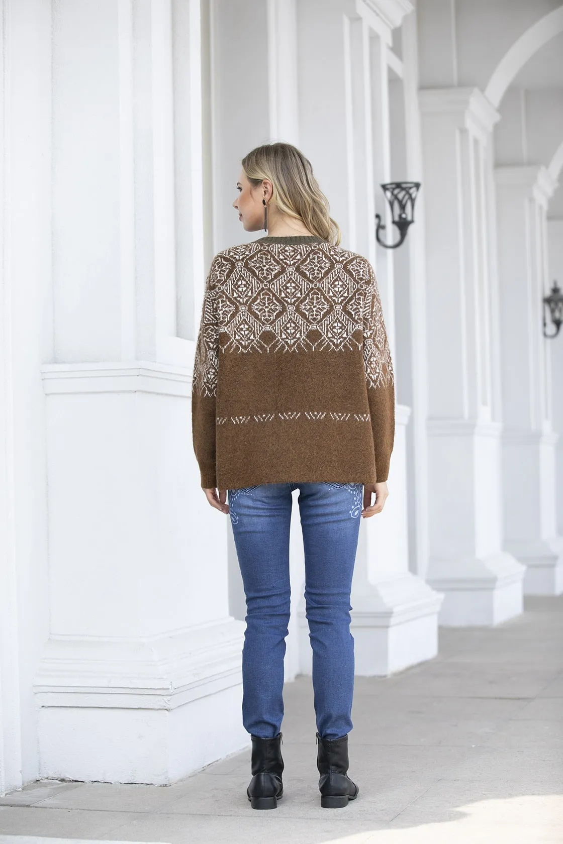 Winter Retro Loose Knitted Sweater