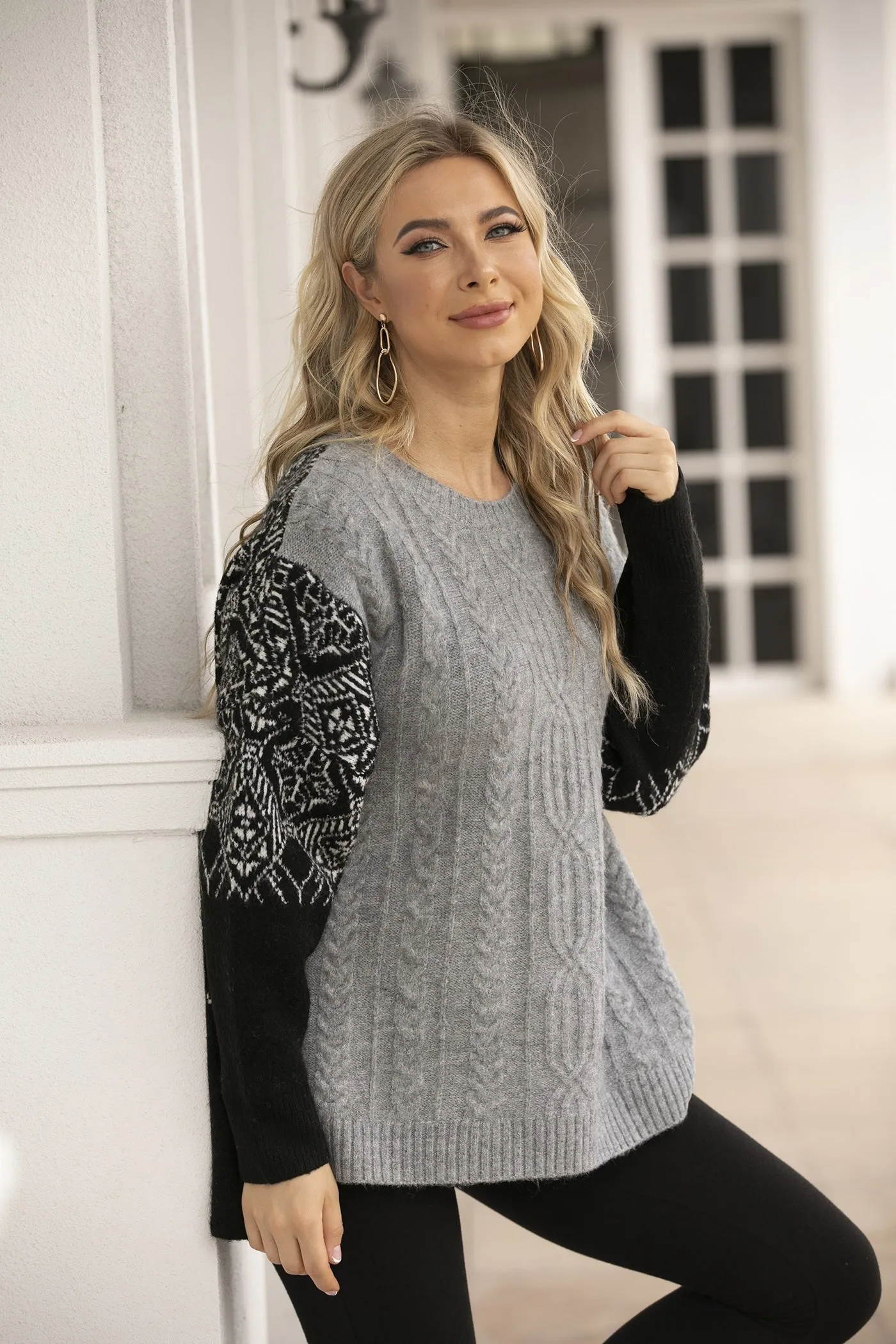 Winter Retro Loose Knitted Sweater