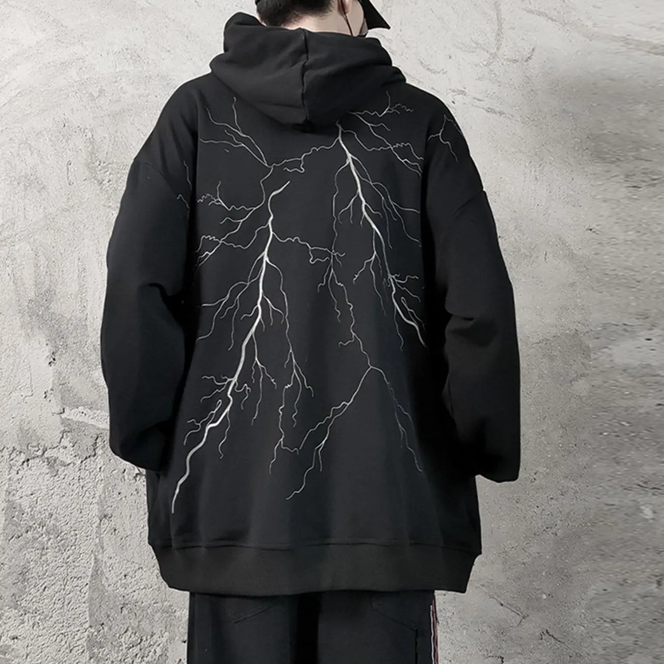 WLS Dark Lightning Butterfly Chain Hoodie